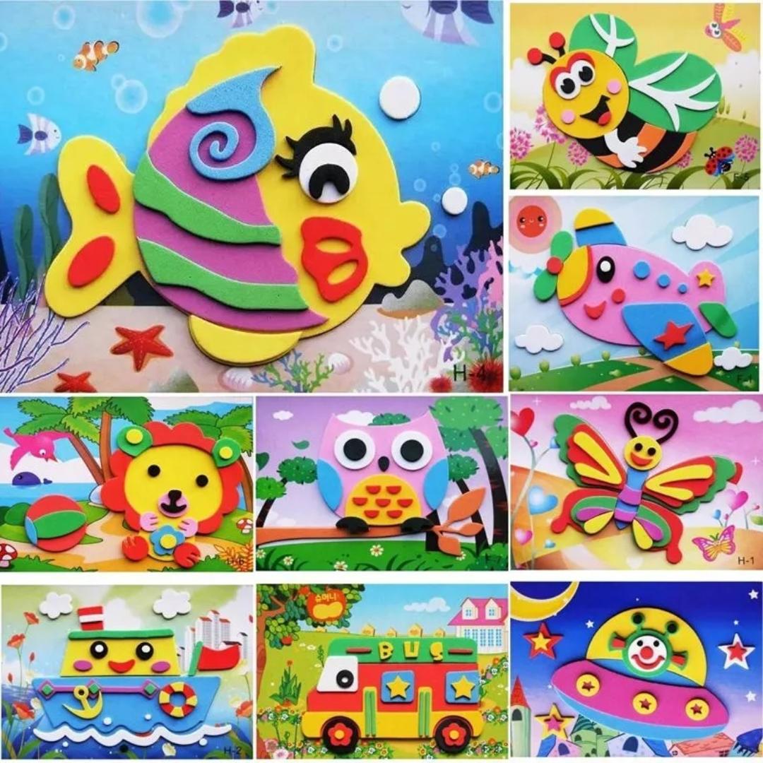 Free Shipping Kids DIY Stickers For Kids Toys
