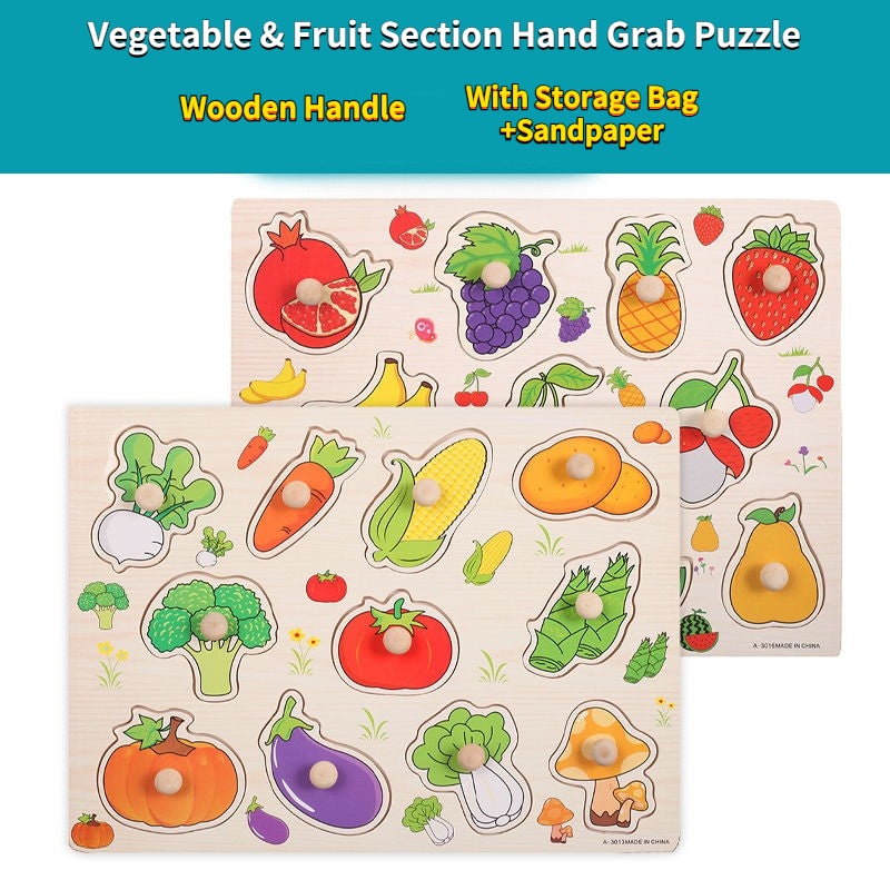 Free Shipping Baby Toddler Hand Grab Shape Puzzles Toys
