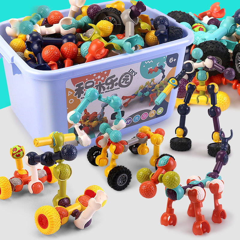 Free Shipping Moving Skeleton Building Blocks For 3+ Kids Toys