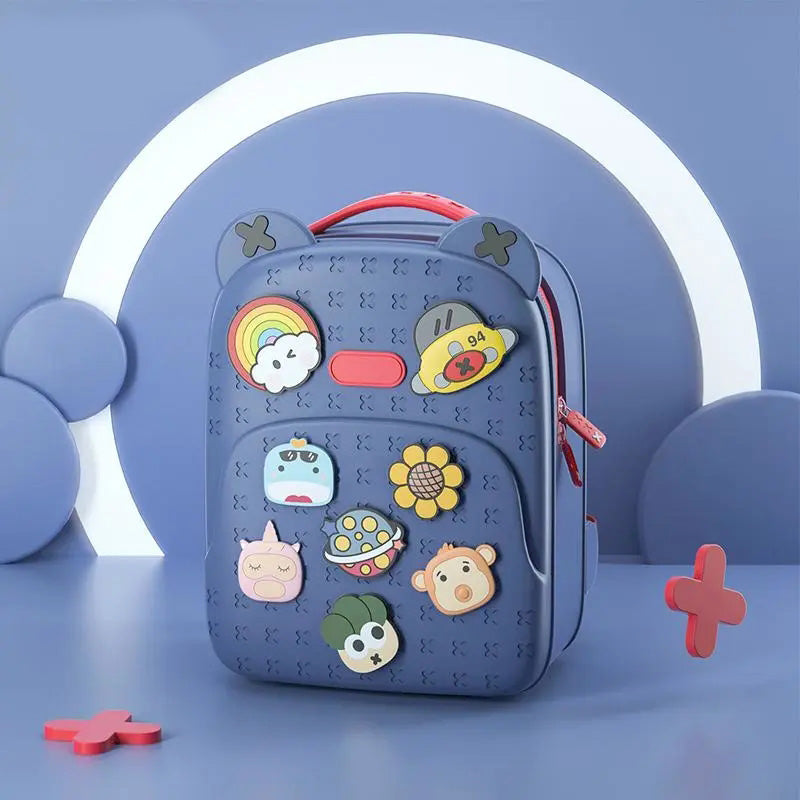 Free Shipping Fashion Kids Backpack Cartoon School Bag Waterproof & Light Bag