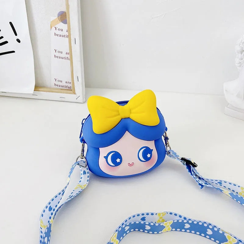 Factory Direct Sell Cute Cartoon Doll Mini Messenger Purse Bag