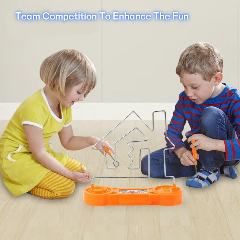 Classic Electric Shock Bump Maze Touch Bump Children's Educational Buzz Toys Super Nerve Game for Kids Wholesale Distributor