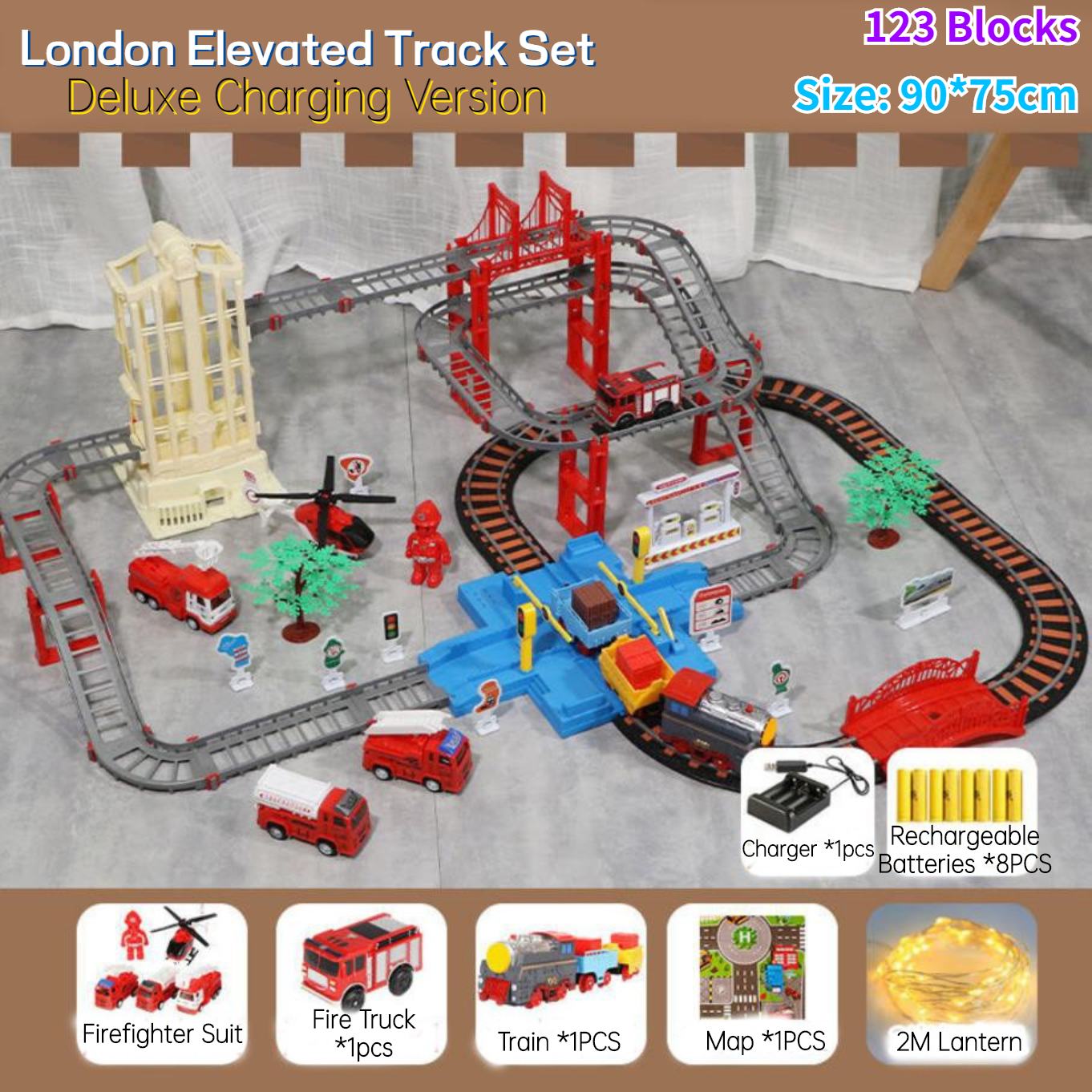 Hot Wheels Track Builder Large Raceway Track Set With Lights & Sounds Gift Set for Kids 3-6 Years Old Boys Girl Toys Wholesale
