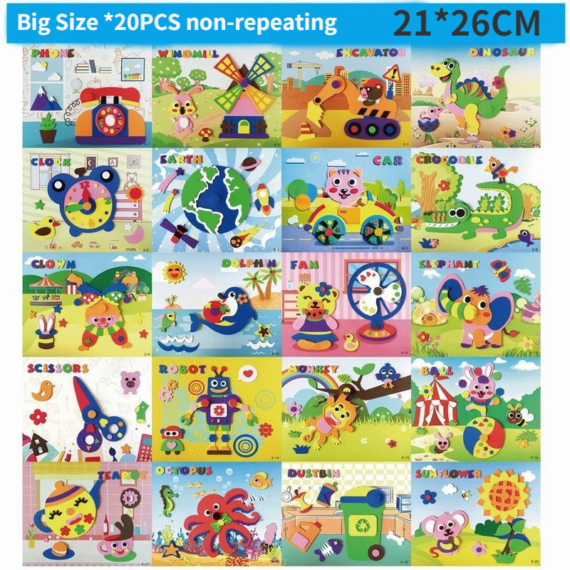 Free Shipping Kids DIY Stickers For Kids Toys