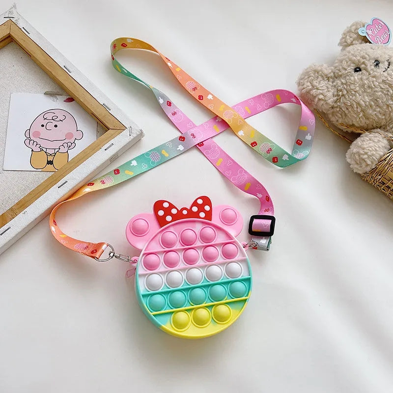 Free Shipping Fashion Minnie Crossbody Purse Bag Premium Quality Pop Toy