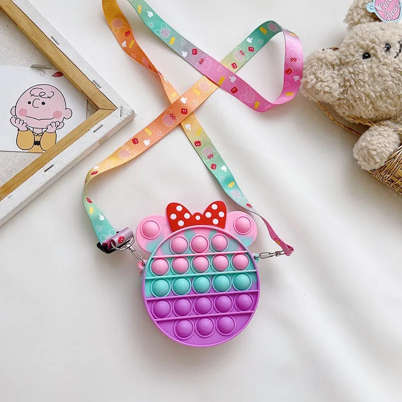 Free Shipping Fashion Minnie Crossbody Purse Bag Premium Quality Pop Toy